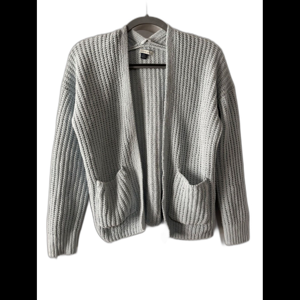 American Eagle Chenille Open-Front Cardigan size XXS - Picture 2 of 5